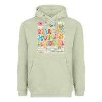 Matcha customized teacher dear tiny human behind me back Heavyweight Hoodie - JahusDesignShop