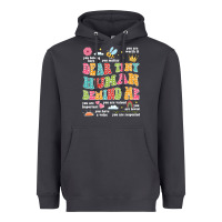 Smoke customized teacher dear tiny human behind me back Heavyweight Hoodie - JahusDesignShop