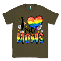 Army Green i love my moms Classic Tee - Zillion Design Studio