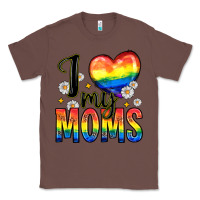 Chestnut i love my moms Classic Tee - Zillion Design Studio