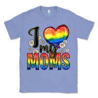 Colony Blue i love my moms Classic Tee - Zillion Design Studio