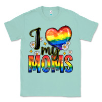 Seafoam i love my moms Classic Tee - Zillion Design Studio