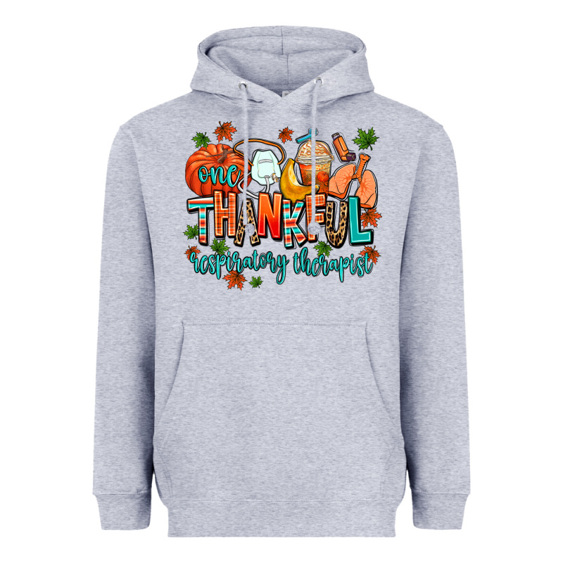 One Thankful Respiratory Therapist Heavyweight Hoodie by AdoDesignShop | Teevron