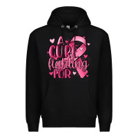 Black a cure fighting for Premium Hoodie - MaliasSmallBusiness