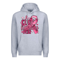 Heather Grey a cure fighting for Premium Hoodie - MaliasSmallBusiness