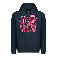 Navy a cure fighting for Premium Hoodie - MaliasSmallBusiness
