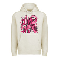 Oatmeal Heather a cure fighting for Premium Hoodie - MaliasSmallBusiness