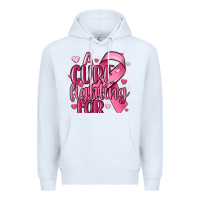 White a cure fighting for Premium Hoodie - MaliasSmallBusiness