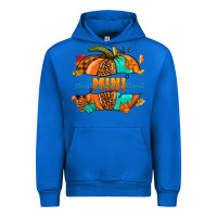 Cobalt Thankful grateful blessed mini pumpkin Urban Hoodie - NancyCooperArtShop