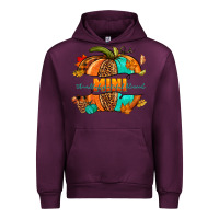 Mauve Wine Thankful grateful blessed mini pumpkin Urban Hoodie - NancyCooperArtShop