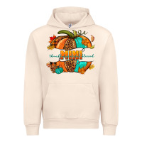 Sandshell Thankful grateful blessed mini pumpkin Urban Hoodie - NancyCooperArtShop