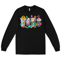 Black hairstylist coffee cups Long Sleeve Tee - texasbilliewilder