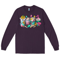 Plum hairstylist coffee cups Long Sleeve Tee - texasbilliewilder