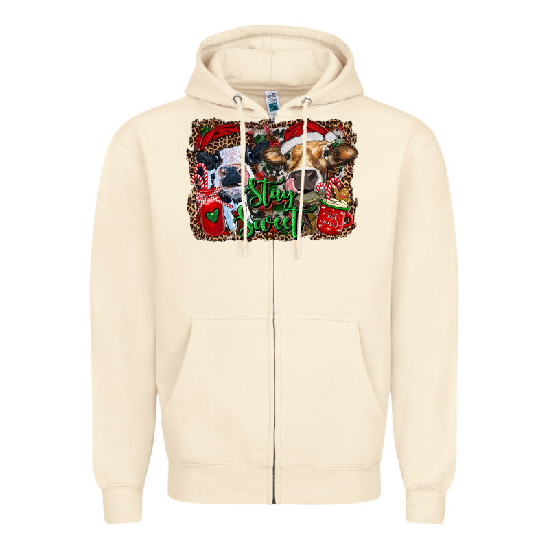 Stay Sweet Heifers Zipper Hoodie by RanaPortraitStore | Teevron