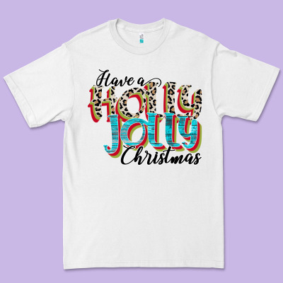 Have A Holly Jolly Christmas Premium Tee Designed By Cowhidedigitalart