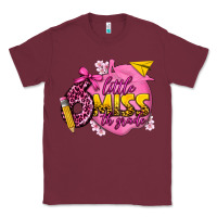 Burgundy little miss 6th grade Classic Tee - texasbilliewilder