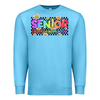 Ocean Blue senior twenty twenty four Premium Sweatshirt - AdoDesignShop