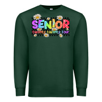 Sports Green senior twenty twenty four Premium Sweatshirt - AdoDesignShop