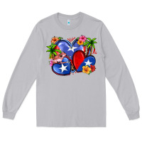 Moon Dust puerto rico hearts Long Sleeve Tee - Zillion Design Studio
