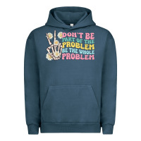 Pigment Midnight Navy dont be part of the problem Urban Hoodie - MaliasSmallBusiness