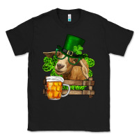 Black st. patrick's day goat and beer Classic Tee - RanaPortraitStore