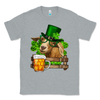 Heather Grey st. patrick's day goat and beer Classic Tee - RanaPortraitStore