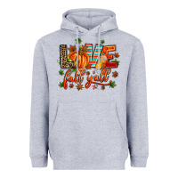 Heather Grey love fall  yall Heavyweight Hoodie - AdoDesignShop