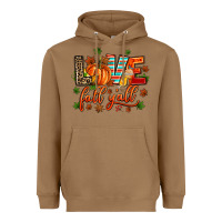 Toasted Coconut love fall  yall Heavyweight Hoodie - AdoDesignShop