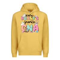 Antique Gold every bunnys favorite cna Premium Hoodie - MaliasSmallBusiness