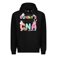 Black every bunnys favorite cna Premium Hoodie - MaliasSmallBusiness