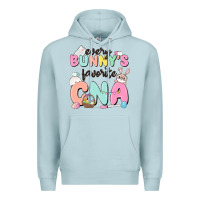 Blue Mist every bunnys favorite cna Premium Hoodie - MaliasSmallBusiness