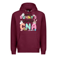 Burgundy every bunnys favorite cna Premium Hoodie - MaliasSmallBusiness