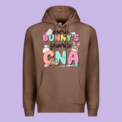 Every Bunnys Favorite Cna Premium Hoodie Designed By Maliassmallbusiness