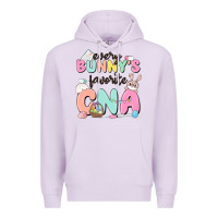 Lilac every bunnys favorite cna Premium Hoodie - MaliasSmallBusiness