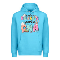 Ocean Blue every bunnys favorite cna Premium Hoodie - MaliasSmallBusiness