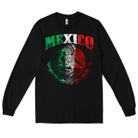 Black mexico coat of arms Long Sleeve Tee - Zillion Design Studio