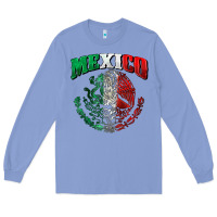 Colony Blue mexico coat of arms Long Sleeve Tee - Zillion Design Studio