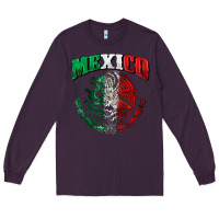 Plum mexico coat of arms Long Sleeve Tee - Zillion Design Studio