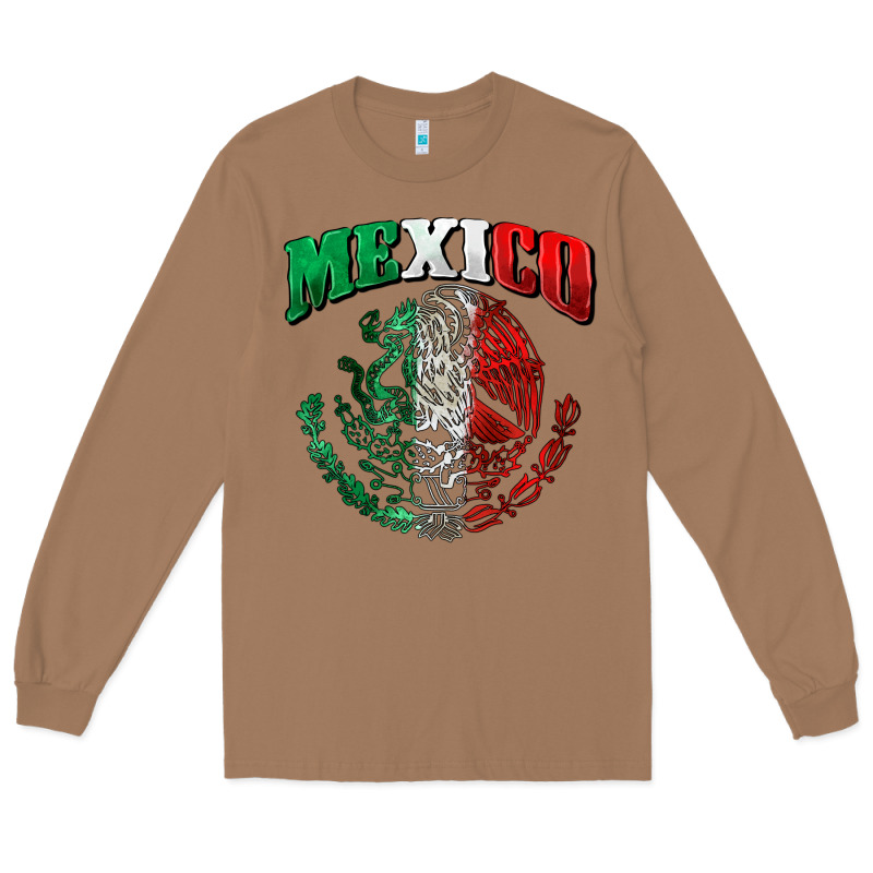 Mexico Coat Of Arms Long Sleeve Tee by Zillion Design Studio | Teevron