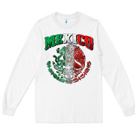 White mexico coat of arms Long Sleeve Tee - Zillion Design Studio