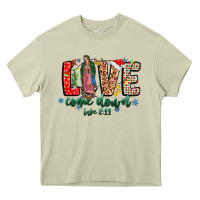 Mossy Love ComeDown Luke 2.11-2 Heavy Core Tee - CowhideDigitalArt