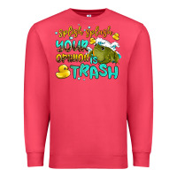 Cardinal splish splash your opinion is trash Premium Sweatshirt - AdoDesignShop