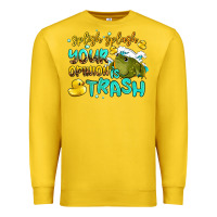 Lemon splish splash your opinion is trash Premium Sweatshirt - AdoDesignShop