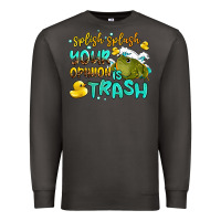 Smoke splish splash your opinion is trash Premium Sweatshirt - AdoDesignShop