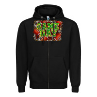 Black christmas game day Zipper Hoodie - RanaPortraitStore
