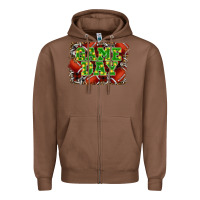Chestnut christmas game day Zipper Hoodie - RanaPortraitStore