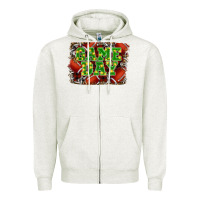 Oatmeal Heather christmas game day Zipper Hoodie - RanaPortraitStore