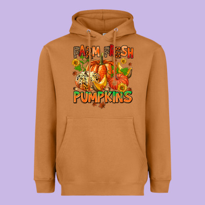 Farm Fresh Pupkins Heavyweight Hoodie Designed By Adodesignshop