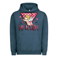 Pigment Midnight Navy def in love Urban Hoodie - MaliasSmallBusiness