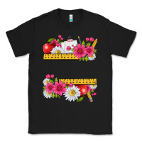 Black floral teacher Classic Tee - texasbilliewilder
